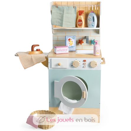 Machine à laver en bois TL8209 Tender Leaf Toys 3