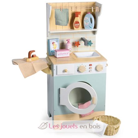 Machine à laver en bois TL8209 Tender Leaf Toys 1