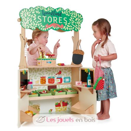 Marchande et Théâtre Woodland TL8256 Tender Leaf Toys 4