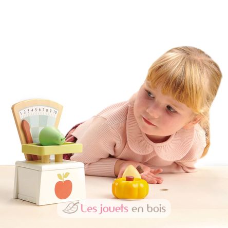 Balance du marché en bois TL8259 Tender Leaf Toys 4