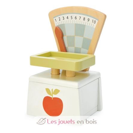 Balance du marché en bois TL8259 Tender Leaf Toys 1