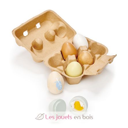 Oeufs en bois TL8285 Tender Leaf Toys 1