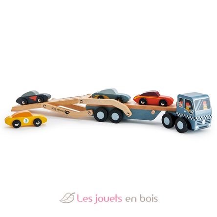 Camion transporteur de voitures - Tender Leaf Toys TL8346 - Camion