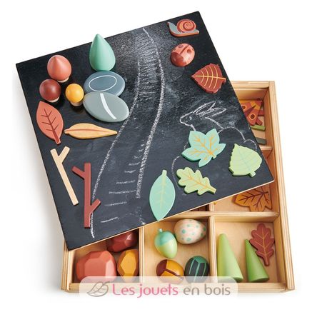 Meuble rangement enfant avec paniers en osier - Tender Leaf Toys TL8820