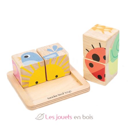 Puzzle 4 cubes TL8452 Tender Leaf Toys 2