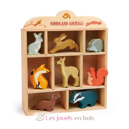 Set animaux en bois Forêt TL8470 Tender Leaf Toys 1