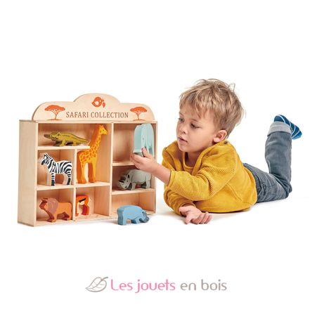 Set animaux en bois Safari TL8475 Tender Leaf Toys 3