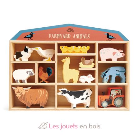 Set animaux en bois Ferme TL8483-1 Tender Leaf Toys 5