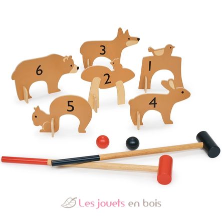 Croquet d'intérieur Forêt TL8622 Tender Leaf Toys 4