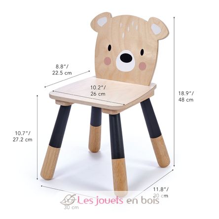 Table et chaises Forêt pour enfant TL8801 Tender Leaf Toys 6