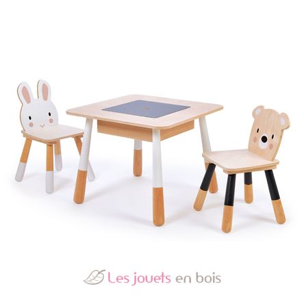 Table et chaises Forêt pour enfant TL8801 Tender Leaf Toys 1