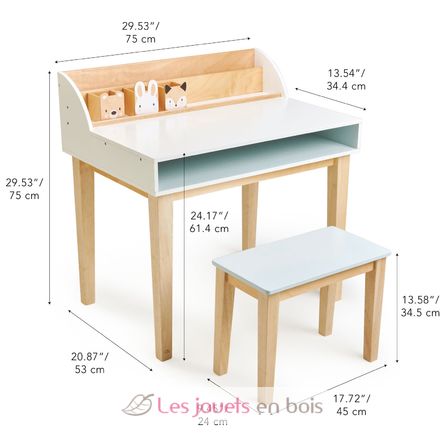 Bureau et chaise enfant TL8819 Tender Leaf Toys 3