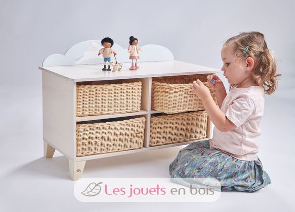 Meuble rangement avec paniers TL8820 Tender Leaf Toys 2