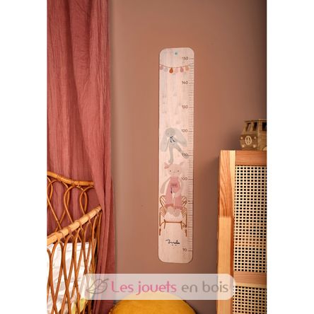 Toise en bois Souris rose MA0265 Maïlou Tradition 4
