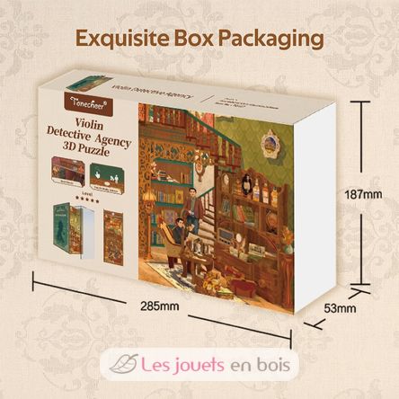 Book Nook Agence de détectives Violin T-TQ117 Tonecheer 3