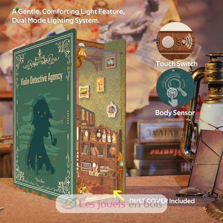 Book Nook Agence de détectives Violin T-TQ117 Tonecheer 6
