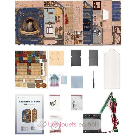 Book Nook Léonard de Vinci T-TQ135 Tonecheer 8