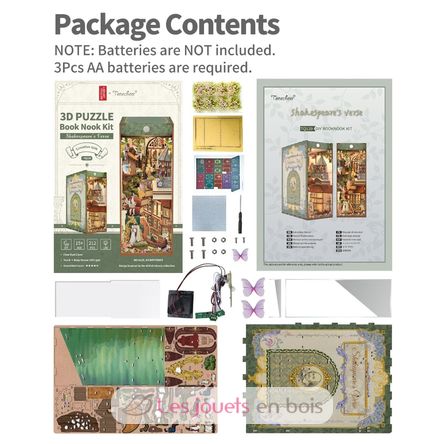Book Nook Les vers de Shakespeare T-TQ129 Tonecheer 7