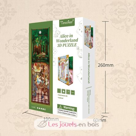 Book Nook Alice au pays des merveilles T-TQ128 Tonecheer 3