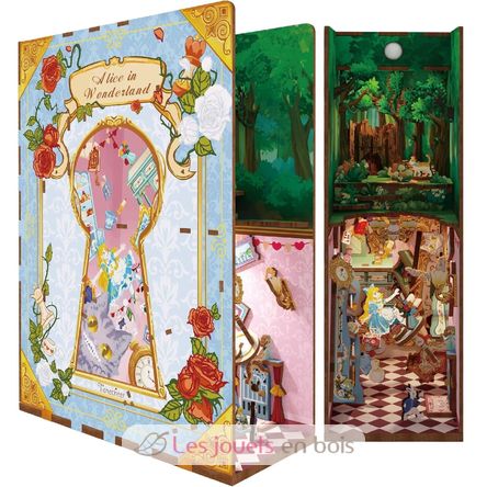 Book Nook Alice au pays des merveilles T-TQ128 Tonecheer 1