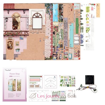 Book Nook Fleuriste T-TQ141 Tonecheer 7