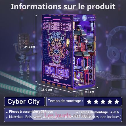 Book Nook Cyber Cité T-TQ131 Tonecheer 2