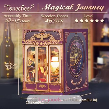 Book Nook Infinity Train Voyage magique T-TQ441 Tonecheer 2