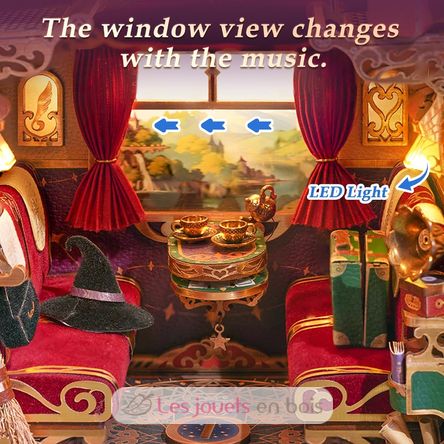 Book Nook Infinity Train Voyage magique T-TQ441 Tonecheer 3