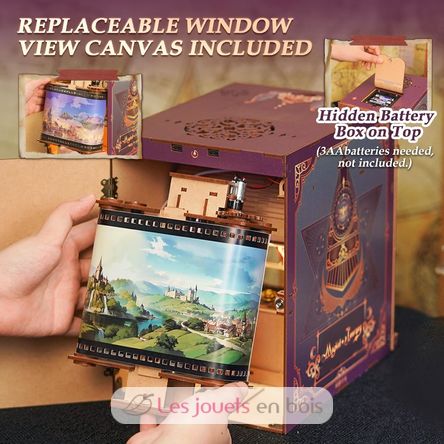 Book Nook Infinity Train Voyage magique T-TQ441 Tonecheer 4