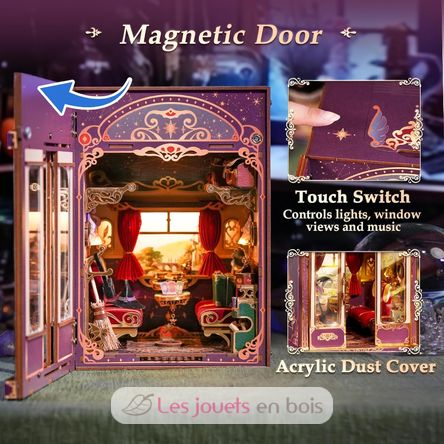 Book Nook Infinity Train Voyage magique T-TQ441 Tonecheer 5