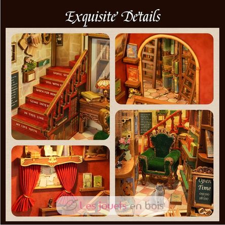 Book Nook Librairie de la rive gauche T-TQ140 Tonecheer 4