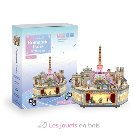 DIY Boite à musique Paris romantique T-TQ036 Tonecheer 10