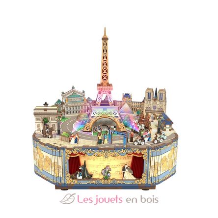 DIY Boite à musique Paris romantique T-TQ036 Tonecheer 1