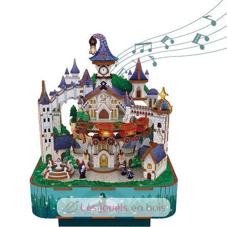 DIY Boite à musique Château magique T-TQ064 Tonecheer 8