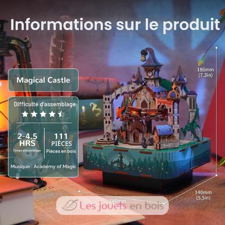 DIY Boite à musique Château magique T-TQ064 Tonecheer 3