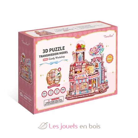 Puzzle 3D mécanique L'Atelier des confiseries T-TQ424 Tonecheer 9