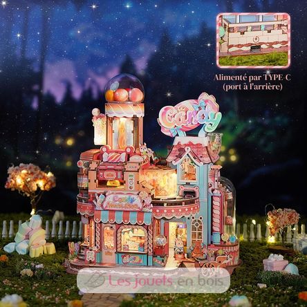 Puzzle 3D mécanique L'Atelier des confiseries T-TQ424 Tonecheer 7