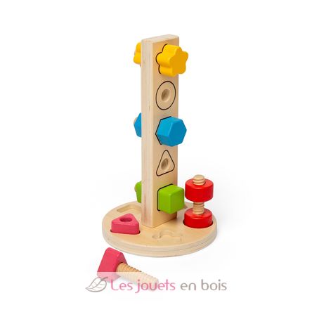 Tour d'écrous et de vis BJ37002 Bigjigs Toys 4