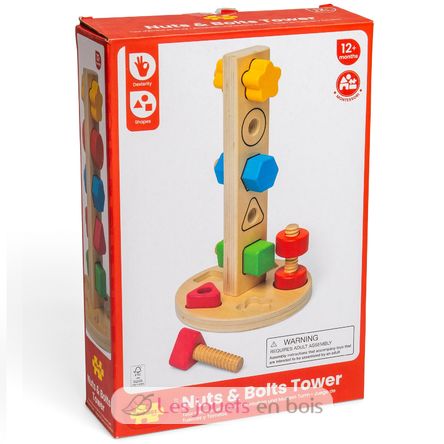 Tour d'écrous et de vis BJ37002 Bigjigs Toys 7