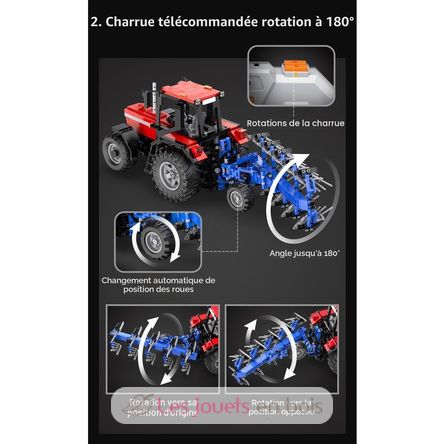 Tracteur agricole 1675 pièces C61052W CaDA 7