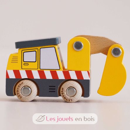 Tractopelle Eddie No 37 TV-GT210 Le Toy Van 4