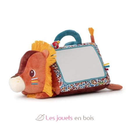Triangle d'activités miroir Jack le lion LL83562 Lilliputiens 1