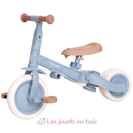 Tricycle 4 en 1 bleu LD6080-BLUE Little Dutch 3