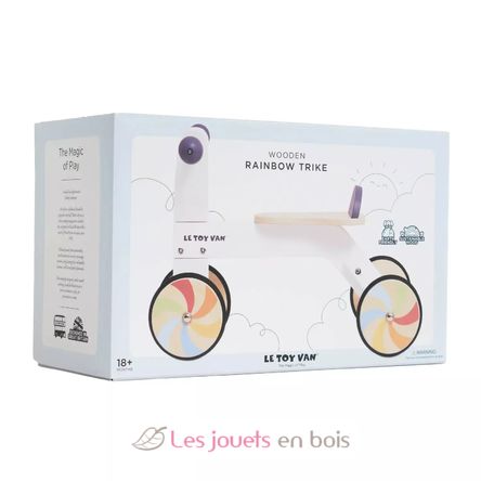 Tricycle en bois arc-en-ciel TV-PL5201 Le Toy Van 5
