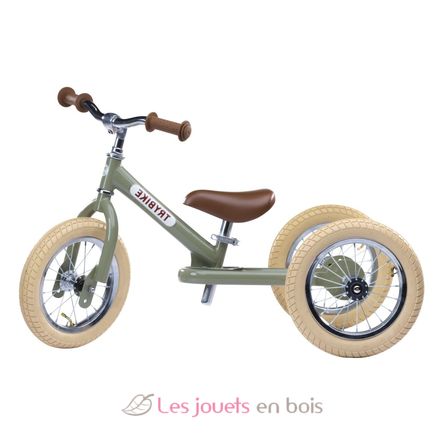 Trybike Draisienne évolutive 2 en 1 vert TBS-3-VIN-GREEN Trybike 3