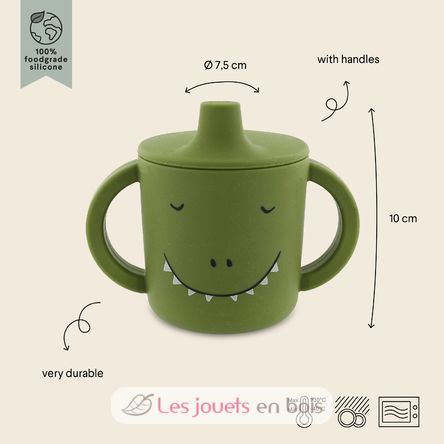 Tasse d'apprentissage en silicone Mr Dino TX-96-420 Trixie 3