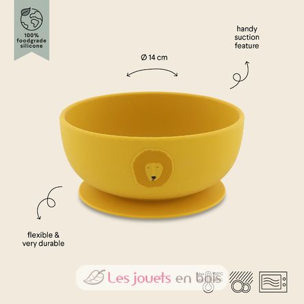 Bol en silicone avec ventouse Mr Lion TX-96-430 Trixie 4