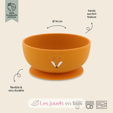 Bol en silicone avec ventouse Mr Fox TX-96-446 Trixie 2