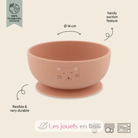 Bol en silicone avec ventouse Mrs Cat TX-96-452 Trixie 2