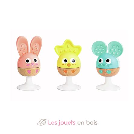 Hochets animaux à ventouse HA-E0123 Hape Toys 1